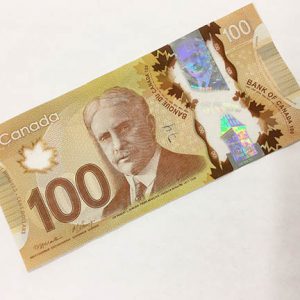 Canadian 100 Dollar Bill - Available For Sale - CAD DOLLARS